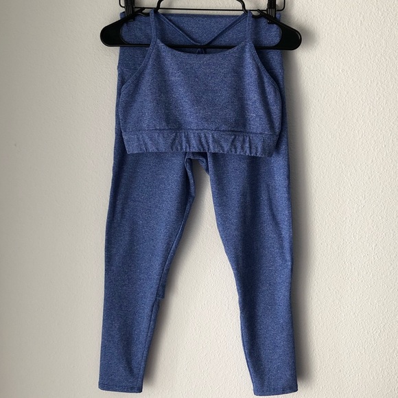 Onzie Pants - ONZIE Periwinkle Legging & Bra Set